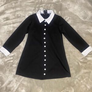 Wednesday Addams Dress - Size 3T-4T